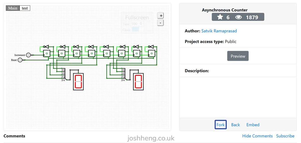 Creating Logic Circuits in CircuitVerse | Josh Heng