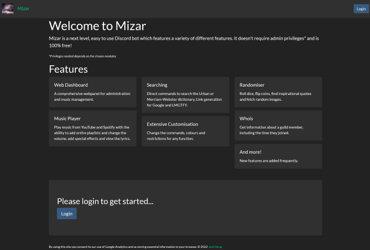 Mizar's Website Update Apple