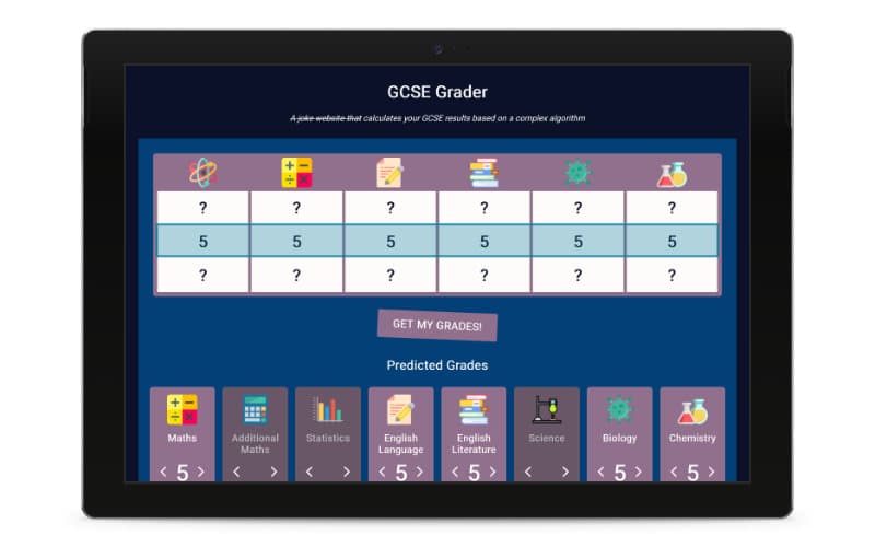 Image of GCSE Grader