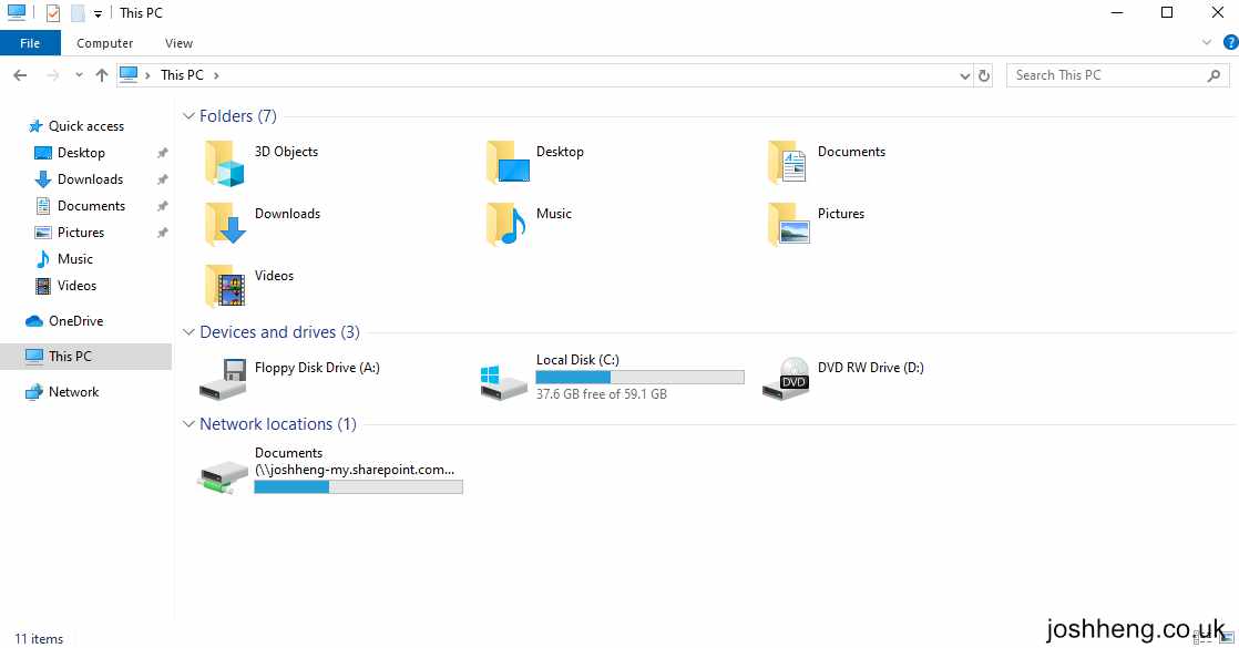 How to Map OneDrive as a Network Drive in File Explorer in 2024