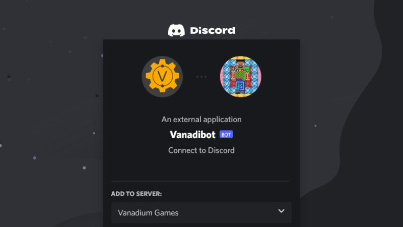 Discord Server Updates – Vanadium Games